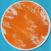 Столешница, цвет оранжевый, диаметр 80