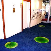Живая плитка в офисе Google - Chicago, IL